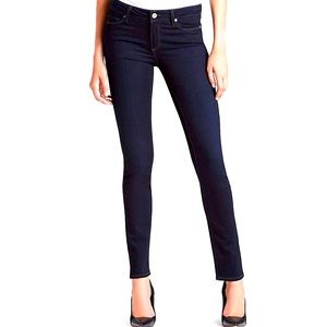 PAIGE Skyline Skinny Dark Blue Jeans Size 27.